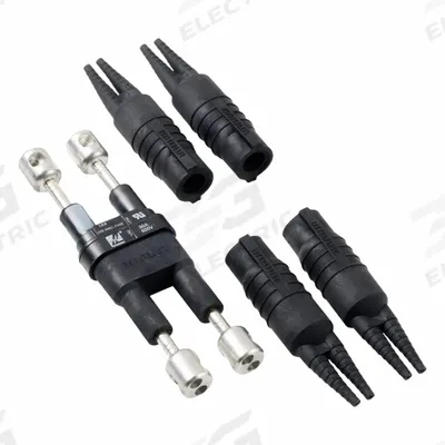 LITTELFUSE In-Line Fuse Holder: Non-Rejection Block Style, 1 Pole, 600 V AC Rating - Fuse Holders for Class CC & Midget Fuses