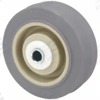 APPROVED VENDOR Caster Wheel: 3 1/2 in Wheel Dia., 1 1/8 in Wheel Wd, Rubber, 250 lb Load Rating (MPN P-PRP-035X013/038D). Key specifications — Wheel Core Material: Polypropylene; Wheel/Tread Color: Gray; Brand: APPROVED VENDOR.