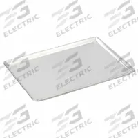CHICAGO METALLIC Sheet Pan: Sheet Pan Pan, Three Quarters Sheet Pan Size, Aluminum, Uncoated, Solid (MPN 41500). Key specifications — Bead Closure: Closed Bead; Coating: Uncoated; Pan Style: Sheet Pan; Perforation: Solid; Brand: CHICAGO METALLIC; Color: Silver; Material: Aluminum; NSF Certified: No.