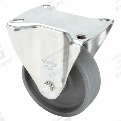 APPROVED VENDOR Plate Caster: Corrosion-Resistant, Rigid, 4 in Wheel Dia, 1 3/16 in Wheel Wd - Corrosion-Resistant Plate Casters