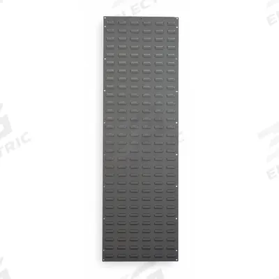 AKRO-MILS Louvered Panel: 61 in x 18 in x 5/16 in, 1 Sides, 0 Bins - Wall-Mount Louvered Panels Without Bins