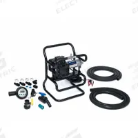FILL-RITE Electric Drum Pump: Pump with Hose, Nozzle & Meter, 1/4 hp HP, 12 V DC, 13 gpm, EPDM (MPN SS435BX675). Key specifications — Brand: FILL-RITE; Suction Tube Material: EPDM.