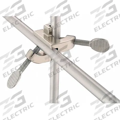 CHEMGLASS Clamp Holder: Clamp Holder, Nickel Plated Zinc - Lab Clamps