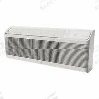 GE Packaged Terminal Air Conditioner: 550 sq ft – 700 sq ft, 14,800 BtuH, 208/230V AC, Electric Heat (MPN AZES15DCXXA). Key specifications — attr1147912: 208/230V AC; attr1147921: GE; attr1350572: Zoneline.