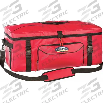 KAMP-RITE TENT COT Soft-Sided Cooler: Duffle Bag Bag, Red, 72 qt Capacity - Duffle Bag Coolers