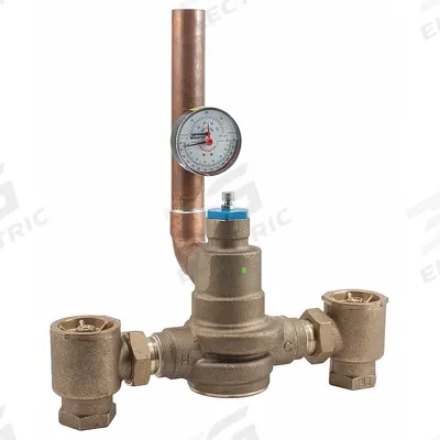 POWERS Thermostatic Mixing Valve: 1 1/4 in Inlet Connection Size - Point-of-Source Mixing Valves