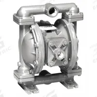 SANDPIPER Double Diaphragm Pump: 316 Stainless Steel Body, 1 in, NPT Connection, 45 gpm, PE Seat (MPN S1FB1S1WANS000.). Key specifications — Brand: SANDPIPER; Seat Material: PE; Check Valve Material: Santoprene.