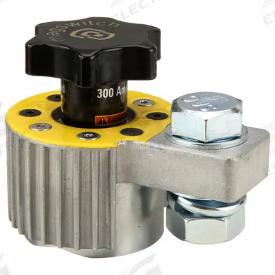 MAGSWITCH Ground Clamp: 300 A, 3 AWG, 90 lb Max Pull - Switchable Magnetic Ground Clamps