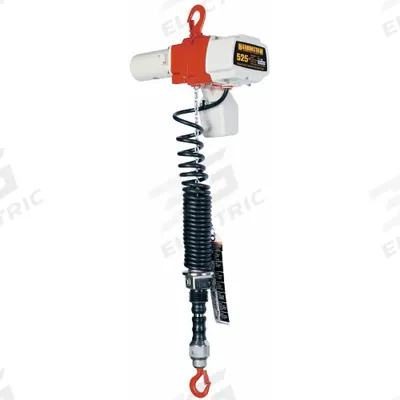 HARRINGTON Electric Chain Hoist: H2 - Light Duty, 120V AC, Hook Mounted - No Trolley - Precision-Control Electric Hoists
