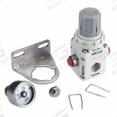 SMC Vacuum Regulator: 3/8 in Vacuum Inlet Size, Tube, 240 lpm Max Flow Rate - Vacuum Regulators