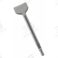 BOSCH Chisel for Spline Tool: 3 in Head Wd, 12 in Overall Lg, 21/32 in Shank Dia (MPN HS1810). Key specifications — attr253714: Surface Material Removal; attr277143: BOSCH.