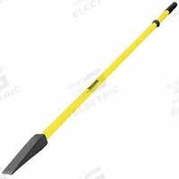 WESTWARD Digging Bar: Wedge End, 1 9/16 in End Wd, Hexagon Bar Shape, 1 1/8 in Bar Dia (MPN 20C888). Key specifications — Handle Color: Black; Bar Shape: Hexagon.