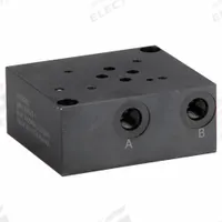 ENERPAC Valve Manifold: 5,000 psi Max Pressure, D03 NFPA Size, Ductile Iron, 1.5 in Overall Ht (MPN MB1). Key specifications — Body Material: Ductile Iron; Brand: ENERPAC; NFPA Size: D03; Port Connection Type: NPT.