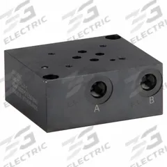 ENERPAC Valve Manifold: 5,000 psi Max Pressure, D03 NFPA Size, Ductile Iron, 1.5 in Overall Ht (MPN MB1). Key specifications — Body Material: Ductile Iron; Brand: ENERPAC; NFPA Size: D03; Port Connection Type: NPT.