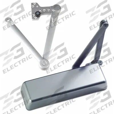 PDQ Door Closer: Parallel Mounting Type, Grade 1 - Heavy Duty, Aluminum - Parallel Arm-Mount Door Closers