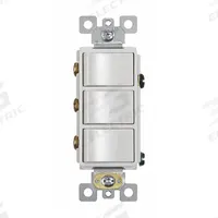 Speed Control: Rocker, SPST, 3 Switches or Dials, 120V AC, 15 A (MPN P3RW). Key specifications — Brand: BROAN; Reversible: Not Reversible; Input Voltage: 120V AC.