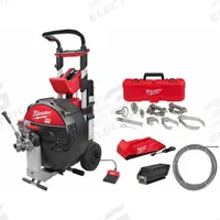 MILWAUKEE Sewer Drum Kit, Head Kit, and Cable: Cordless, MX FUEL, MX FUEL, For 3 in to 6 in Pipe (MPN MXF501-1CP, 48-53-2840, 48-53-2310). Key specifications — attr517452: Battery; attr517439: MX FUEL; attr517433: Cordless.