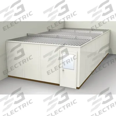 PORTA-FAB Modular In-Plant Office: 32 ft x 16 ft x 8 ft, 2 Walls, Steel-Covered Drywall - 2-Wall Unassembled In-Plant Offices