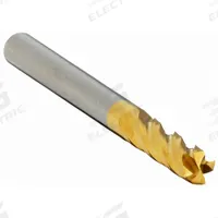 APPROVED VENDOR Square End Mill: Carbide, TiN Coated, 4 Flute, 5 mm Mill Dia, 16 mm LOC, 51 mm OAL (MPN 206-001350A)