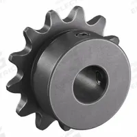 TSUBAKI Single Strand Sprocket: 35, For 3/8 in Chain Pitch, 1/2 in Bore Dia, 13 Teeth, Steel (MPN 35B13F-1/2). Key specifications — Brand: TSUBAKI.