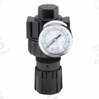 PARKER Compressed Air Regulator: Zinc, 3/8 in NPT, 60 cfm, 2 psi to 125 psi, 125 psi Max Op Pressure (MPN 06R218AC). Key specifications — attr111664: Yes; attr111400: 06R; attr111627: PARKER.