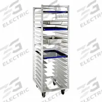 NEW AGE INDUSTRIAL Heavy Duty Refrigerator/Proofer Rack: 18 Slots, 3 in Betw Shelves, 20 3/8 in Wd (MPN 1335). Key specifications — Brand: NEW AGE INDUSTRIAL; Material: Aluminum; Nesting: No; Pan Size: 13 x 18 in; Product Type: Refrigerator/Proofer Rack; NSF Certified: Yes; Full Size/Half Size: Full Size; Includes Top: No.