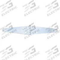 APPROVED VENDOR Strap Hinge: Steel, 1 1/8 in Leaf Ht, 4 in Leaf Wd (MPN 1RCG4). Key specifications — Material: Steel.
