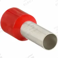 PANDUIT Wire Ferrule: 8 AWG Max Wire Size, Holds 1 Wire, Red, Polypropylene, 0.2 in Ferrule Dia (MPN FSD83-12-C). Key specifications — Brand: PANDUIT.