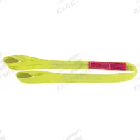 LIFT-ALL Web Sling: Type 4, Polyester, 2 Plies, 9 ft Sling Lg, 12,300 lb Vertical Hitch Capacity (MPN EE2606DTX9). Key specifications — attr980611: LIFT-ALL; attr1004733: Standard Tag.