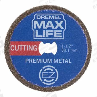 DREMEL Cutting Wheel: 1 1/2 in Wheel Dia, 0.4 in Wheel Thick, Cubic Boron Nitride - Cutting Wheels for Rotary Tools