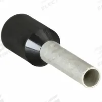 PANDUIT Wire Ferrule: 16 AWG Max Wire Size, Holds 1 Wire, Black, Polypropylene, 0.08 in Ferrule Dia (MPN FSD78-12-D). Key specifications — Brand: PANDUIT.