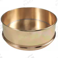 APPROVED VENDOR Sieve Pan: 4 in Overall Dp, 12 in Overall Dia, Brass (MPN 5DPF0). Key specifications — Brand: APPROVED VENDOR; Product Type: Sieve Pan; Material: Brass.