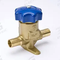 MUELLER Diaphragm Valve: 5/8 in Female Sweat, Std Lg Body, 0.8 in Base to Port Center Ht (MPN A 14842). Key specifications — Brand: MUELLER; A2L Compatible: Yes.