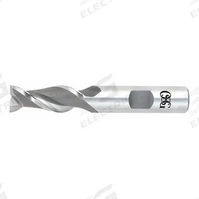 OSG Square End Mill: Cobalt, 2 Flute, 3/8" Mill Dia, 3/4" LOC, 2-1/2" OAL (MPN 5300500) - Cobalt Square End Mills for Aluminum