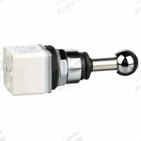 SCHNEIDER ELECTRIC Joystick Operator: Vertical and Horizontal Operation, 4 Positions, Maintained (MPN 9001K37). Key specifications — Bezel Material: Metal; Contact Form: Not Included; Switch Action: Maintained; Series: 9001K; Brand: SCHNEIDER; Number of Positions: 4 + Center Off.