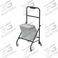HAWS Portable Eyewash Cart with Tank: Carbon Steel, Black, 9007, Portable Eyewash Cart with Tank. Key specifications — For Use With: Portable Eyewashes; Features: Carbon Steel Frame and Integrated Catch Tank; Material: Carbon Steel; Product Type: Portable Eyewash Cart with Tank; Series: 9007; Compatible Mfr Part Number: 7501; Compatible with Series: 7501; Brand: HAWS.