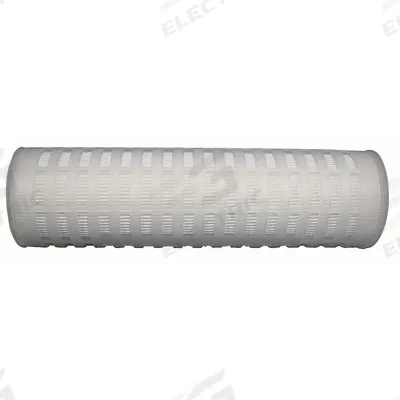 Parker Water Filter Cartridge: 0.5 micron, Pleated, 70 gpm, Polypropylene - Pleated Water Filter Cartridges