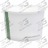 NOVOLEX Soup Container: 8 oz Capacity, 2 3/8 in Ht, 3 1/2 in Wd, 2 3/8 in Dp, 3 1/2 in Dia, 1,000 PK (MPN SC-08G). Key specifications — Brand: NOVOLEX; Material: Paper; Microwave Safe: Yes; Product Type: Soup Container; Shape: Round.