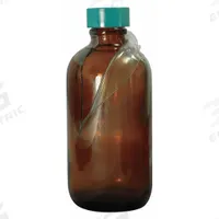 QORPAK Sampling Bottle: 240 mL, Amber, 24-400, Urea, 24, Polyethylene/PTFE, Type III (MPN GLC-02255). Key specifications — Body Color: Amber; Pre-Cleaned: None; Body Material: Soda Lime Glass; Brand: QORPAK; Screw Closure Size: 24-400; Graduated: No; USP Specification: Type III; Closure Attached: Attached.
