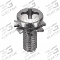 SEMS Screw: Internal Tooth, M3x0.50 Thread Size, 10 mm Lg, Stainless Steel, Plain, Pan, 10 PK (MPN MPPJIX03010-010P1). Key specifications — Drive Size: #2.