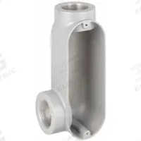 Conduit Outlet Body: Aluminum, 2 1/2 in Trade Size, LL Body, 142 cu in Body Capacity, Threaded Hub (MPN OLL-7). Key specifications — Finish: Powder Coated; Includes: Set Screw Hubs; For Use With: IMC; Brand: HUBBELL KILLARK; Hub Style: Threaded; Mfr. Series: O.