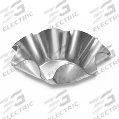 CHICAGO METALLIC Tortilla Shell Pan: Tortilla Shell Pan Pan, Aluminized Steel, 6 5/8 in Overall Wd (MPN 45990). Key specifications — Pan Style: Tortilla Shell Pan; Brand: CHICAGO METALLIC; Material: Aluminized Steel; NSF Certified: No.
