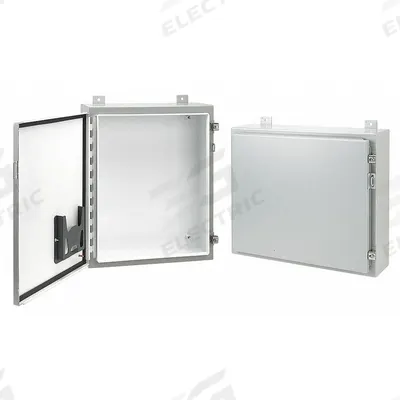 HOFFMAN Enclosure: Steel, 16 in x 16 in x 8 in, NEMA 12/13, Solid Cover - Steel Dust-Tight Enclosures