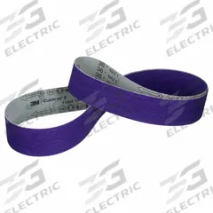 3M CUBITRON 3 Cloth Grinding Belt: 3 in W x 118 in L, Ceramic, 36 Grit, YF Wt Polyester Backing (MPN 7100316211). Key specifications — Series: Cubitron 1184F; Brand: 3M CUBITRON 3.