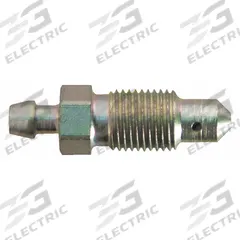 SUR&R Brake Bleeder Screw: Brake Bleeder Screw, M10-1.0 Thread Size, Steel, 5 Pieces, 5 PK (MPN BB12). Key specifications — Material: Steel; Product Type: Brake Bleeder Screw; Thread Size: M10-1.0; Brand: SUR&R; Color: Silver.