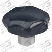 JW WINCO Plastic Hand Knobs with Stainless Steel Hub: 7 Point, Plastic w/ SS Thread, M10 Thread (MPN 10NE03/E). Key specifications — Brand: JW WINCO.