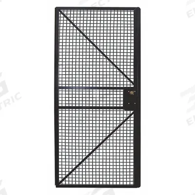APPROVED VENDOR Welded-Wire Machine Guard Door: 84 in x 48 in - Easy-Access Welded-Wire Machine Guard Components