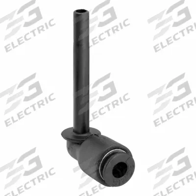 LEGRIS Push-Fit Elbow Fitting: 1/8 in OD x 1/8 in OD Size, Push-to-Connect x Push-to-Connect - Nylon & Nickel-Plated Brass Tube Fittings