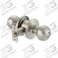 CAL-ROYAL Door Knob Lockset: Classroom Security Knob Locksets, Stainless Steel (MPN BA04-32D). Key specifications — Lockset Style: Rose.