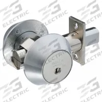 ABLOY Deadbolt Lock: Cylindrical, 1 3/4 in Door Thick - Max, Chrome (MPN ME151T 626-KA). Key specifications — ADA Compliant: No; Brand: ABLOY; Cylinder Core Type: Conventional Core Cylinder; Finish: Satin Chromium-Plated; Keyway Type: Protec2; Visual Indicator Message: No Message; Includes Core: Core Included; Ligature Resistance: Not Ligature-Resistant.